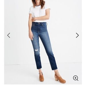 Madewell The Perfect Vintage Crop Jean - Size 27 - Regular Jean
